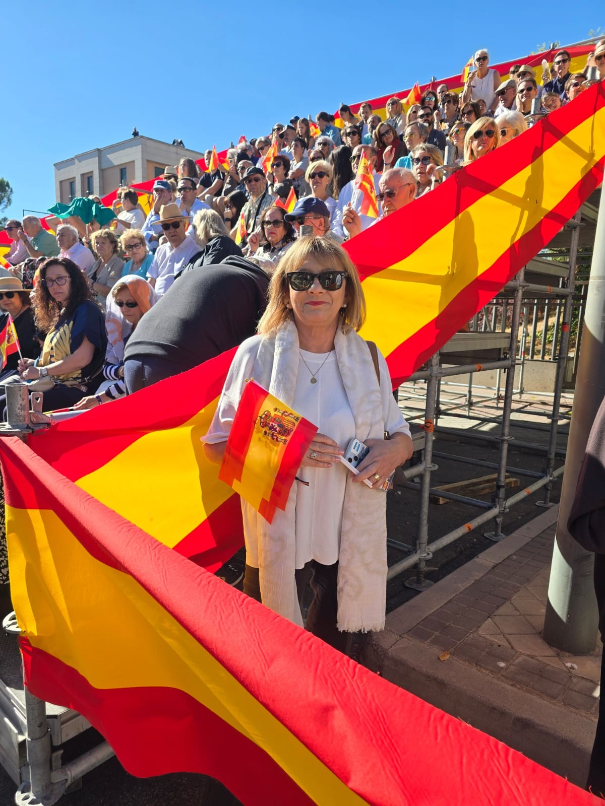 Homenaje a la Bandera de España en Pozuelo