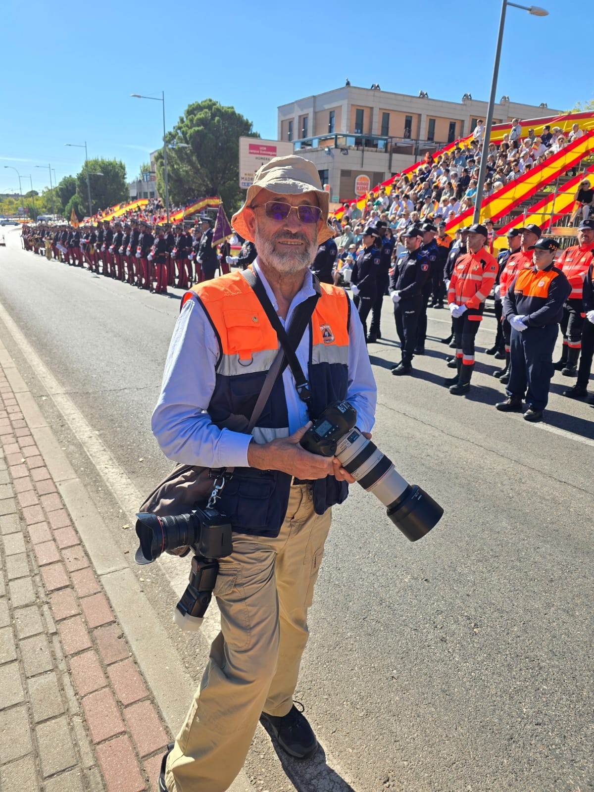 Homenaje a la Bandera de España en Pozuelo