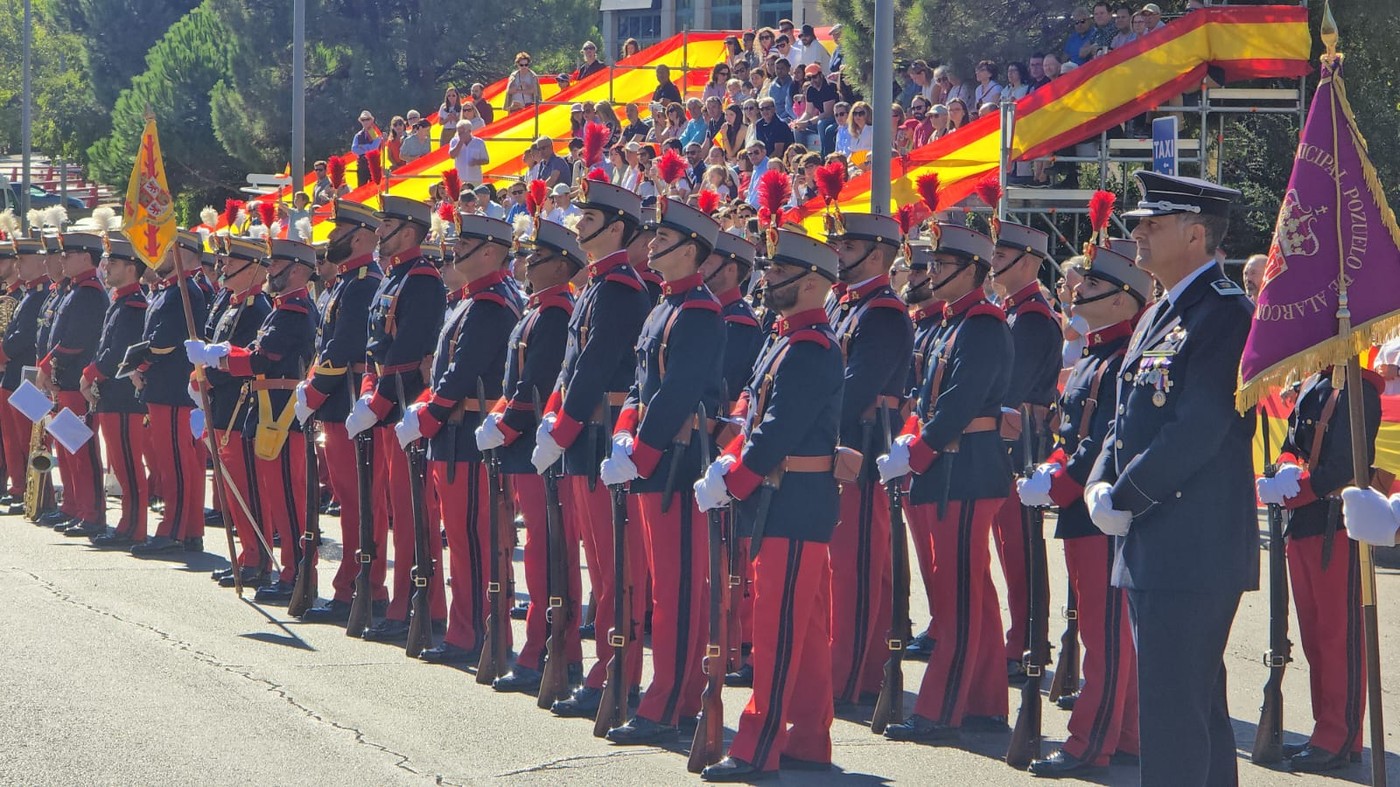 Homenaje a la Bandera de España en Pozuelo