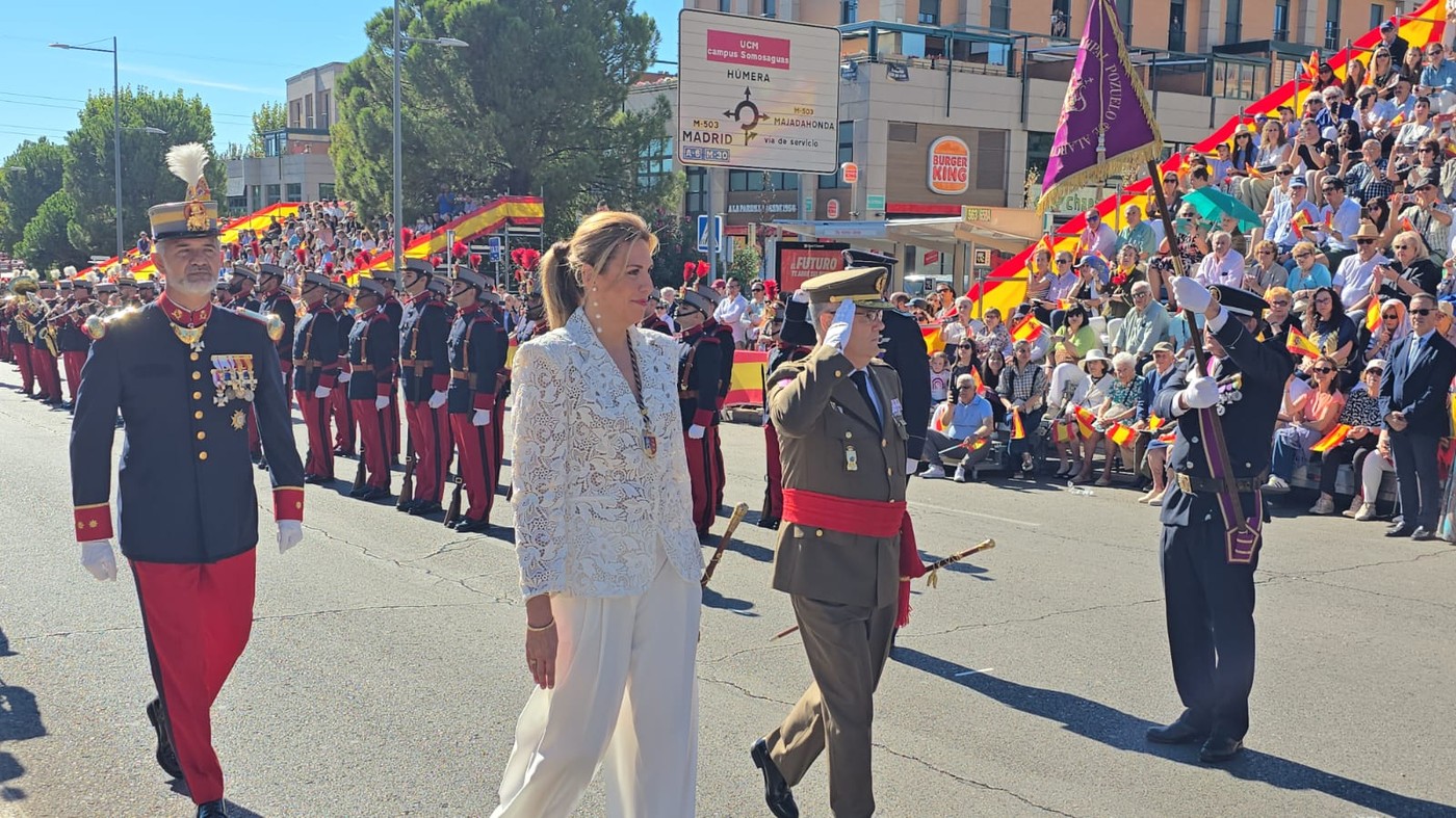 Homenaje a la Bandera de España en Pozuelo