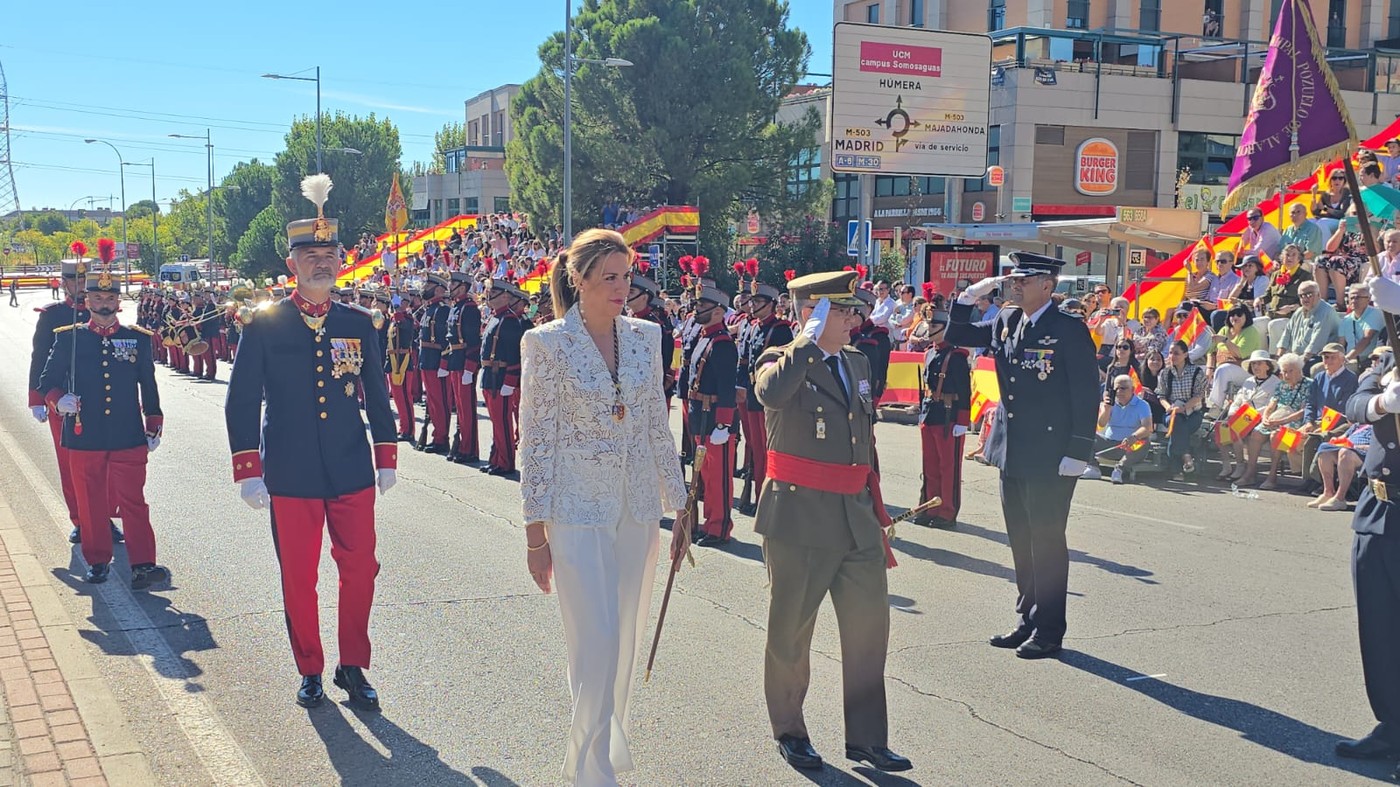 Homenaje a la Bandera de España en Pozuelo