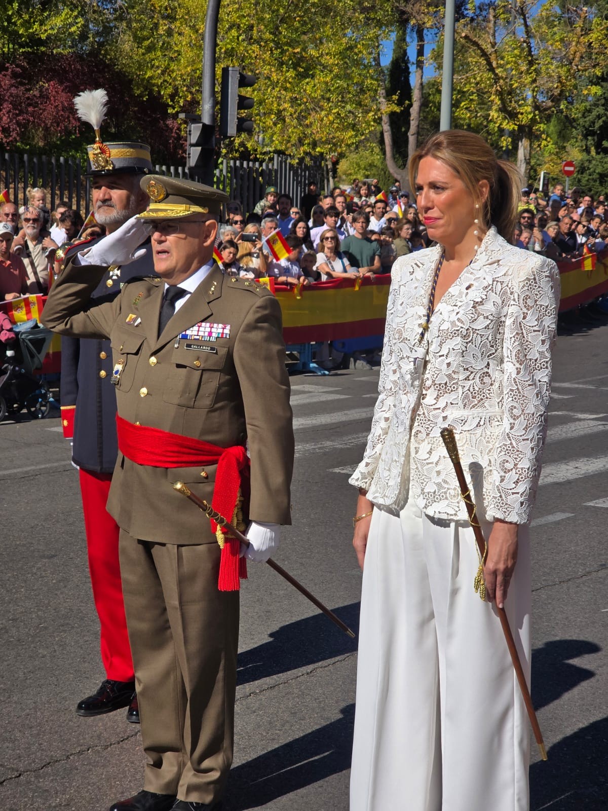 Homenaje a la Bandera de España en Pozuelo