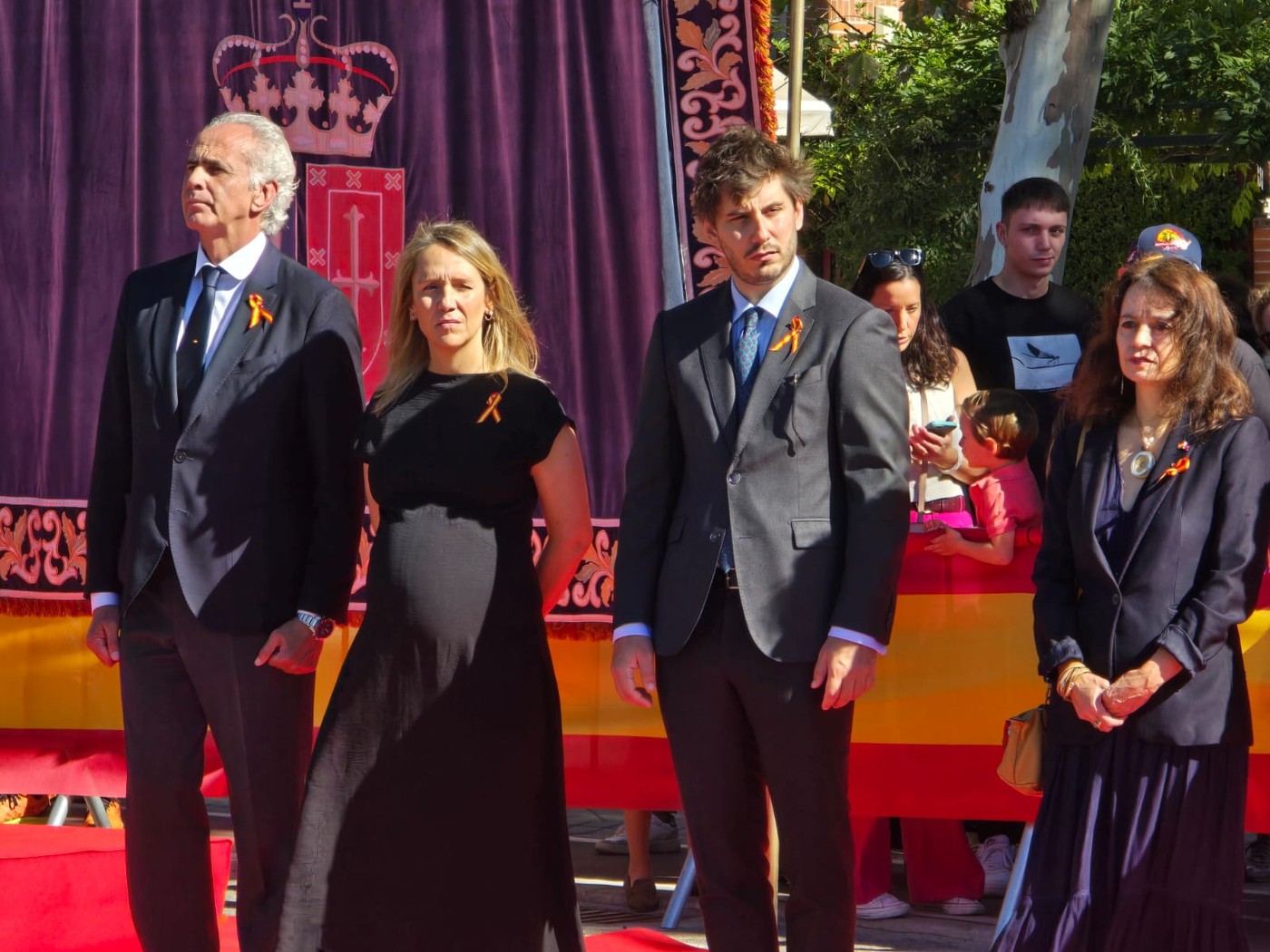 Homenaje a la Bandera de España en Pozuelo