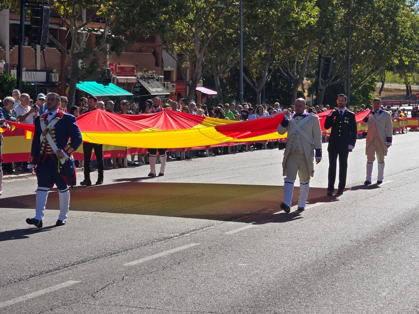Homenaje a la Bandera de España en Pozuelo