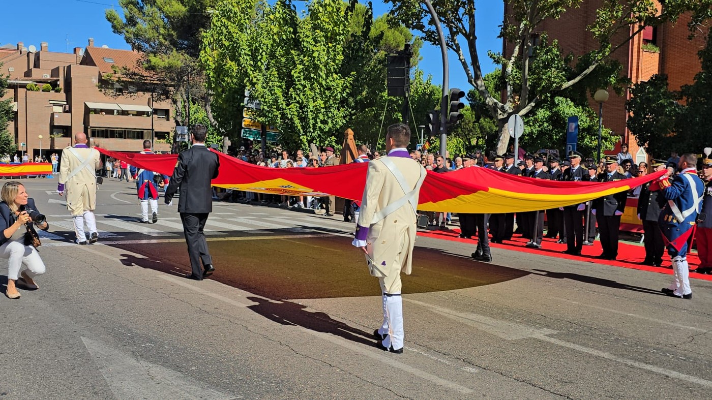 Homenaje a la Bandera de España en Pozuelo