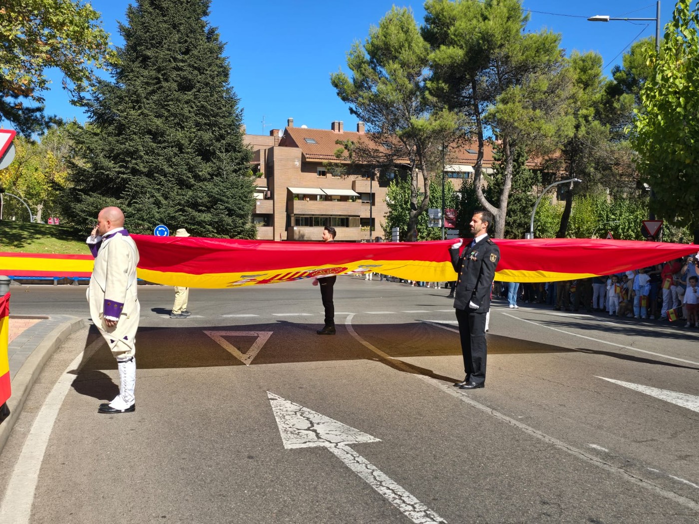 Homenaje a la Bandera de España en Pozuelo