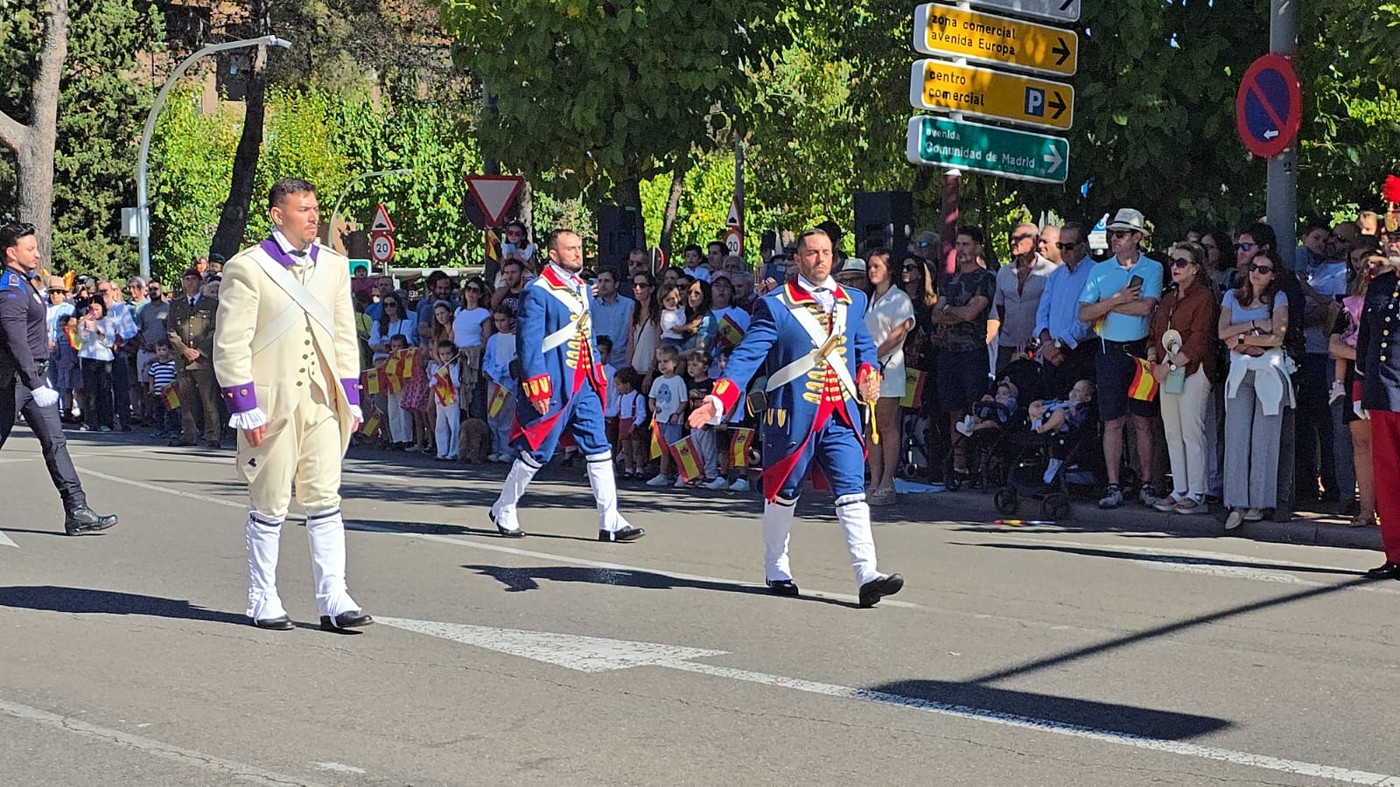 Homenaje a la Bandera de España en Pozuelo