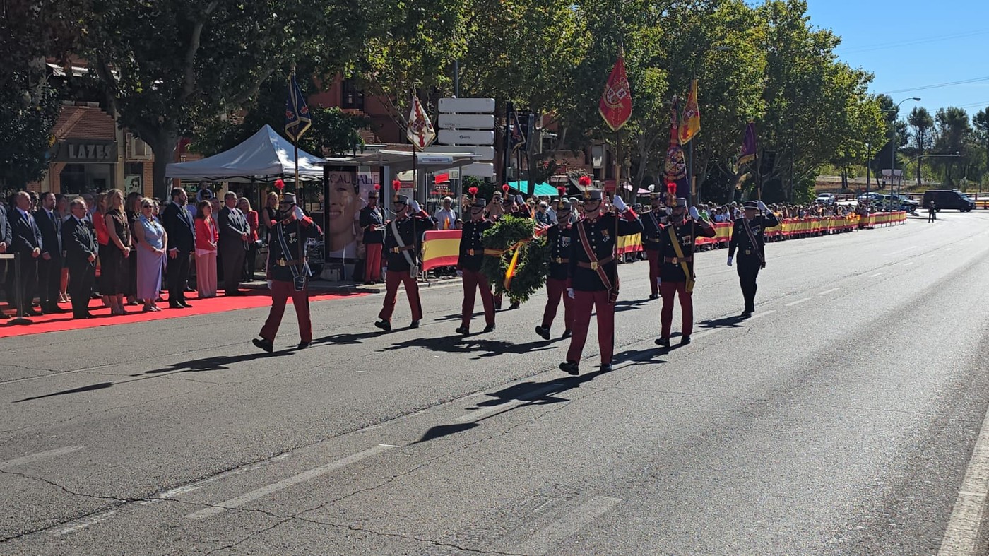 Homenaje a la Bandera de España en Pozuelo