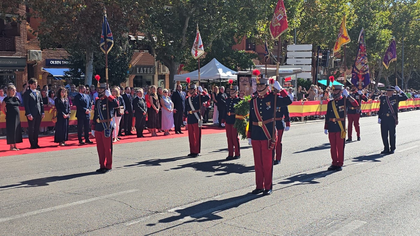 Homenaje a la Bandera de España en Pozuelo