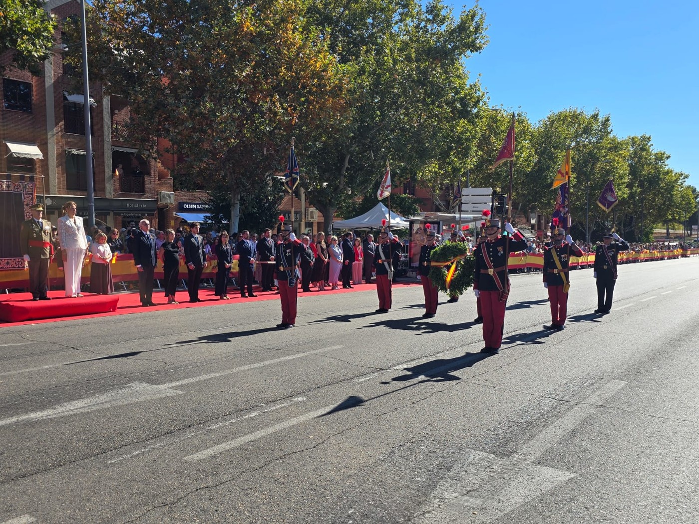 Homenaje a la Bandera de España en Pozuelo