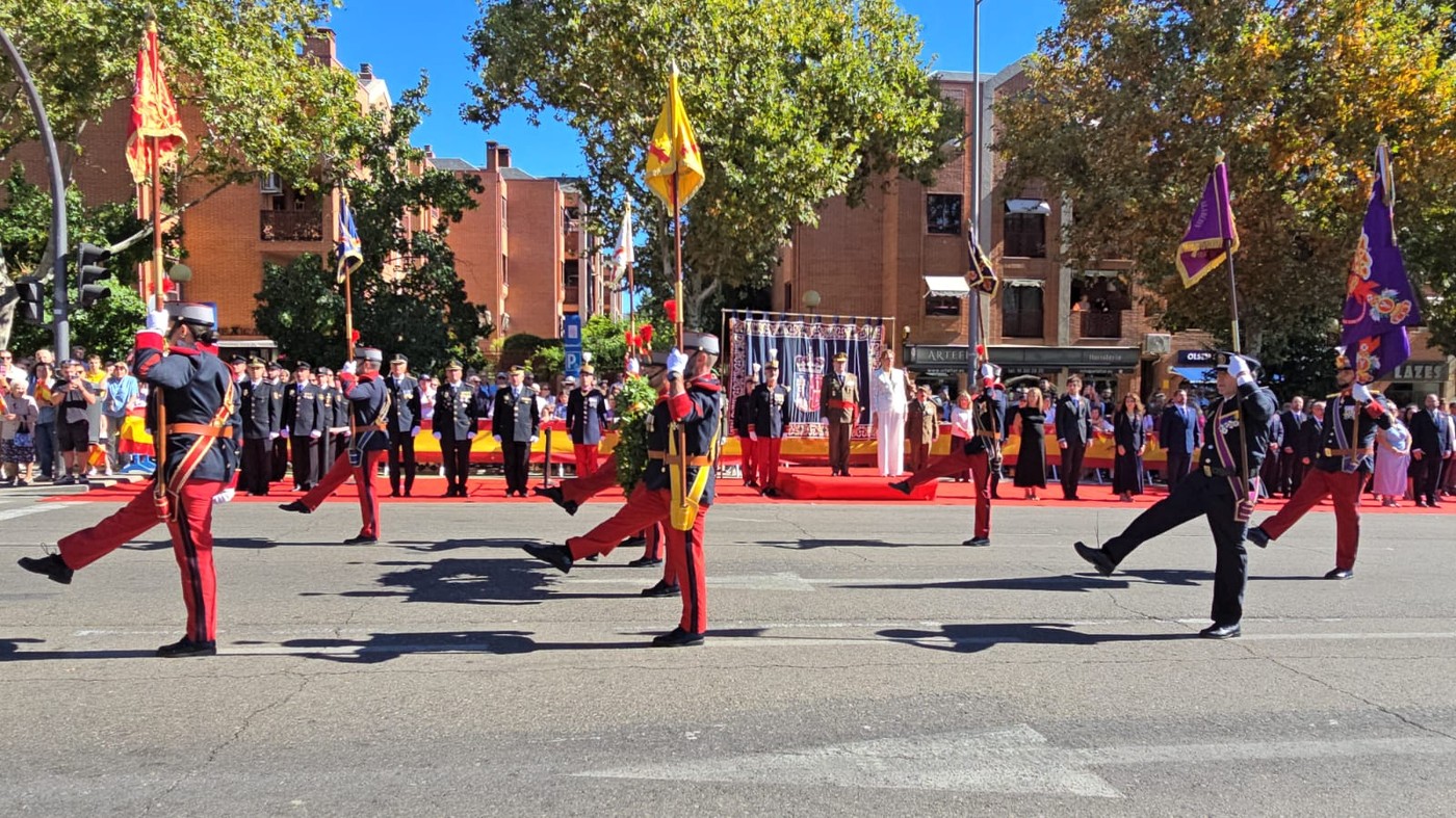 Homenaje a la Bandera de España en Pozuelo