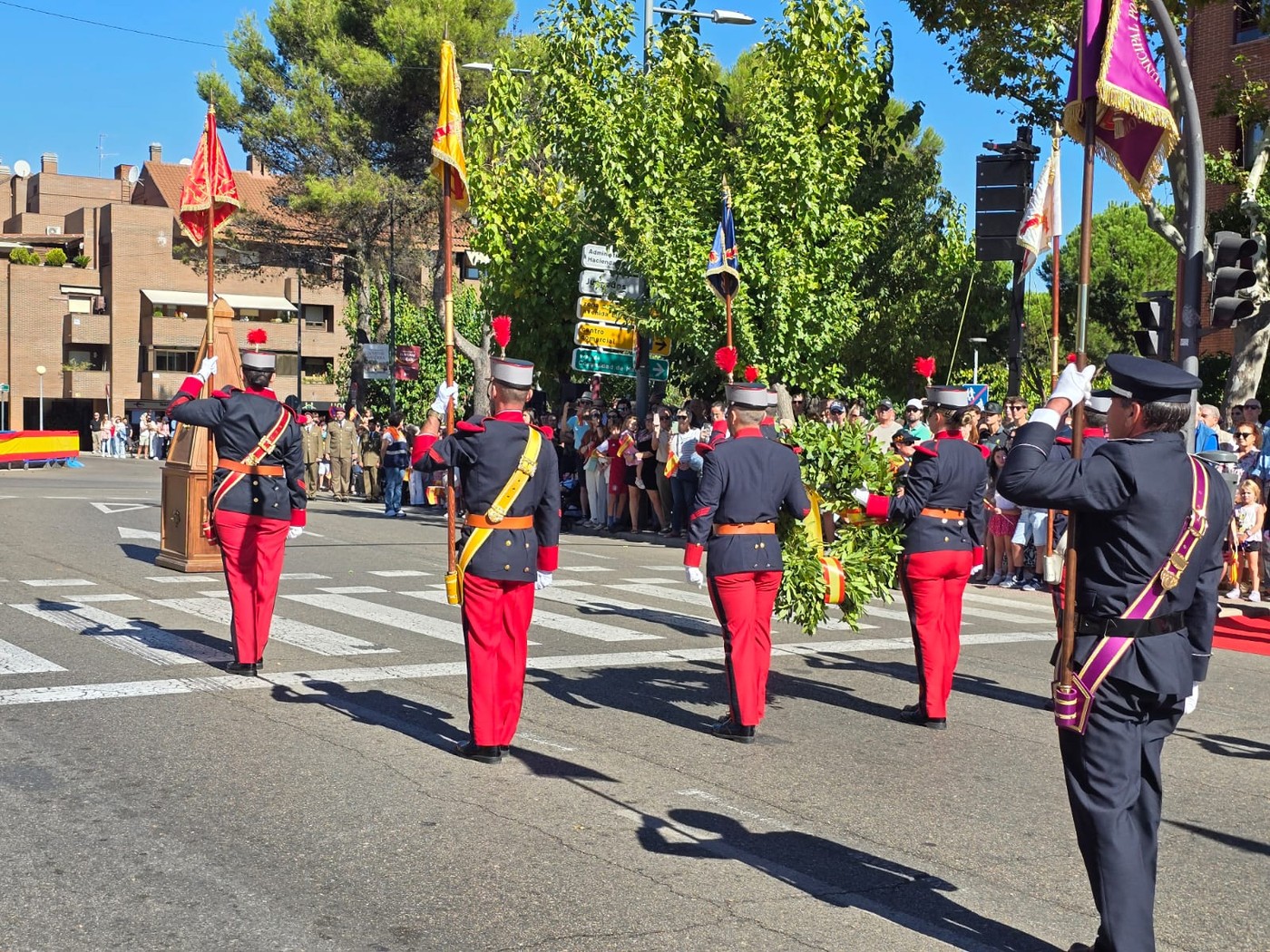 Homenaje a la Bandera de España en Pozuelo