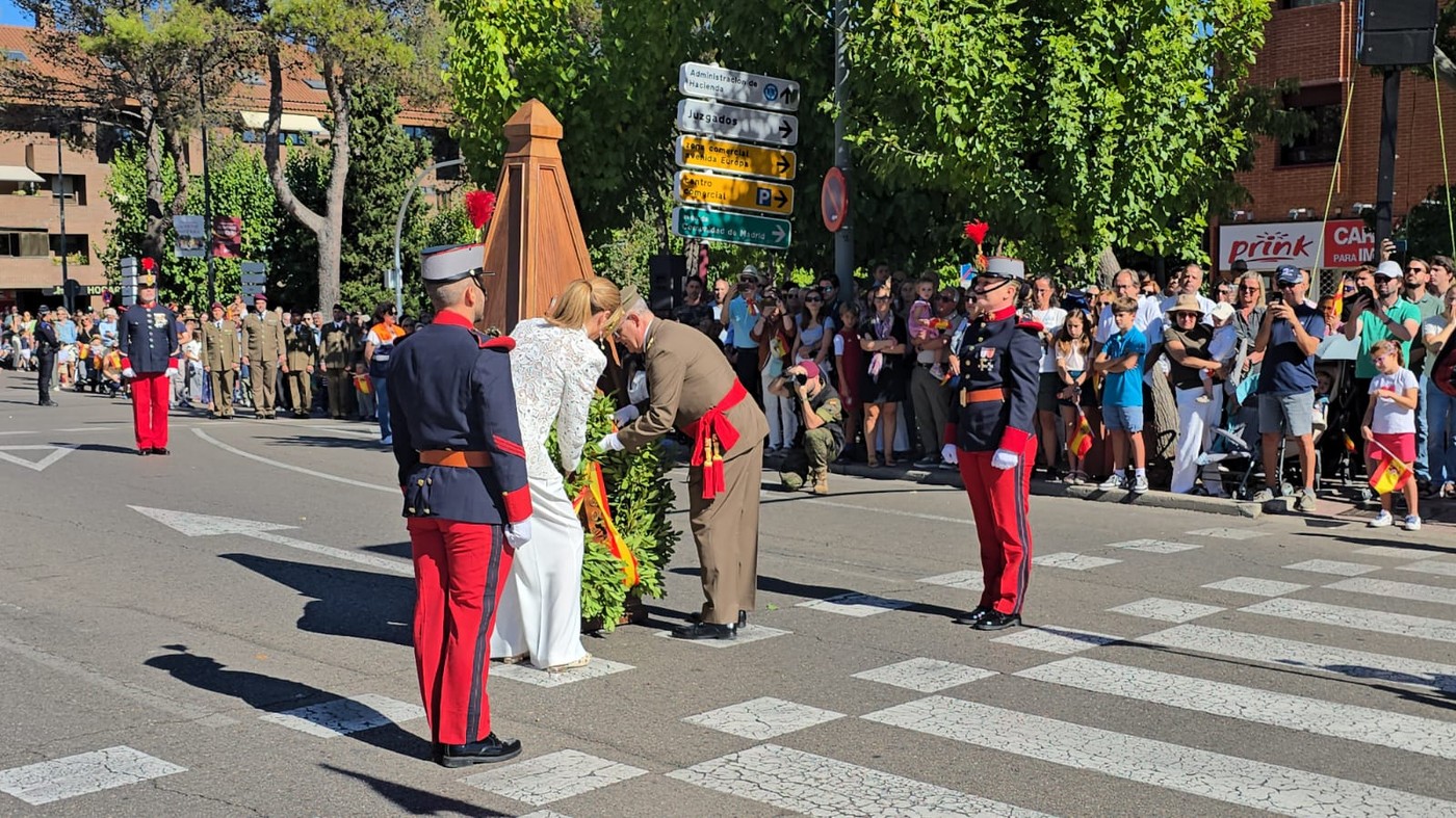 Homenaje a la Bandera de España en Pozuelo