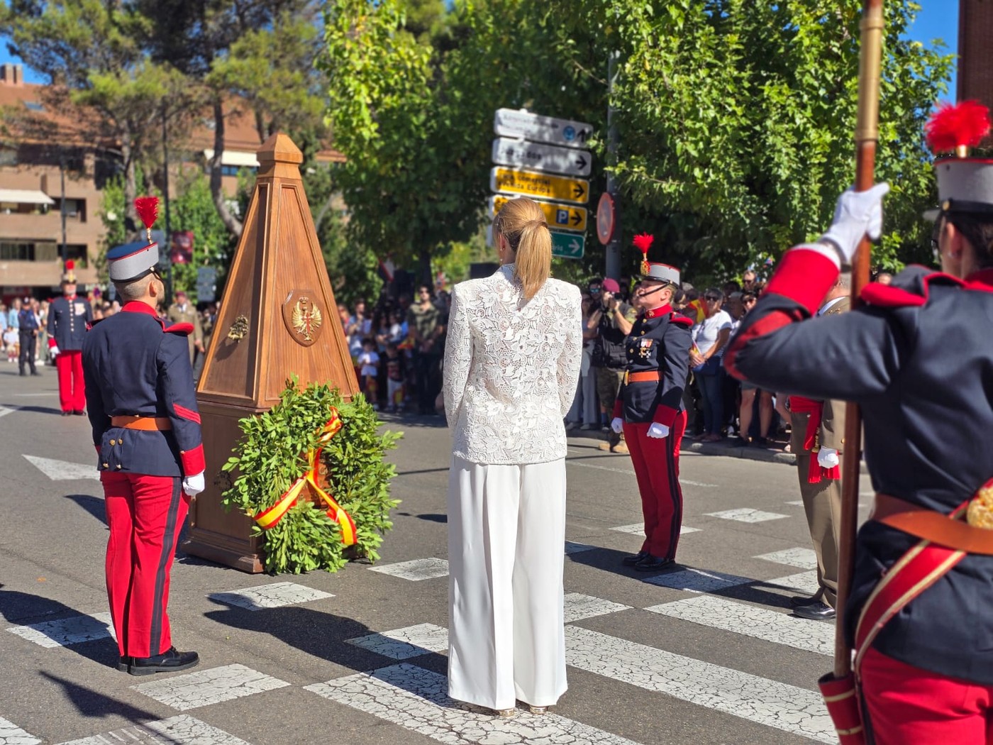 Homenaje a la Bandera de España en Pozuelo