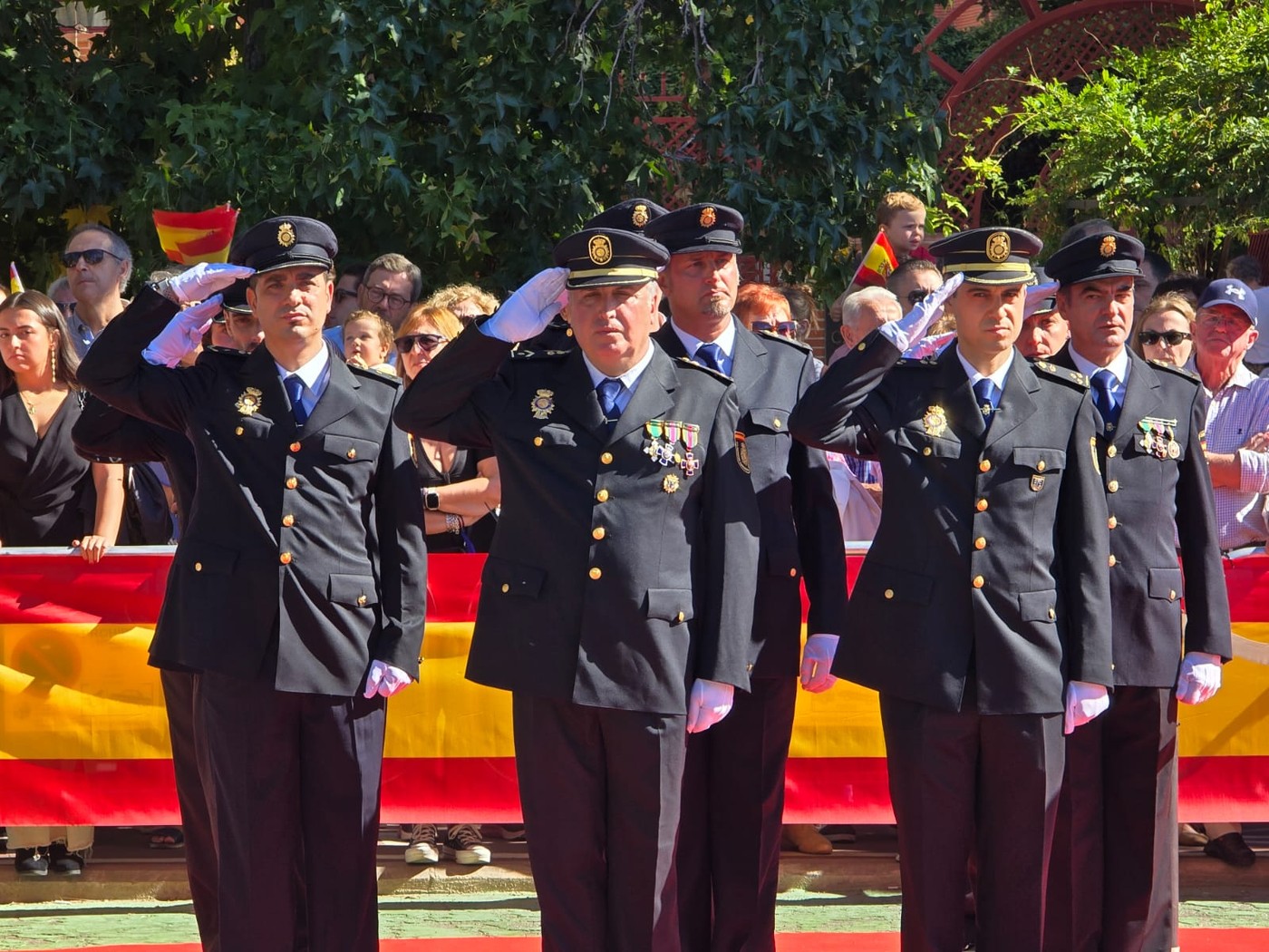 Homenaje a la Bandera de España en Pozuelo