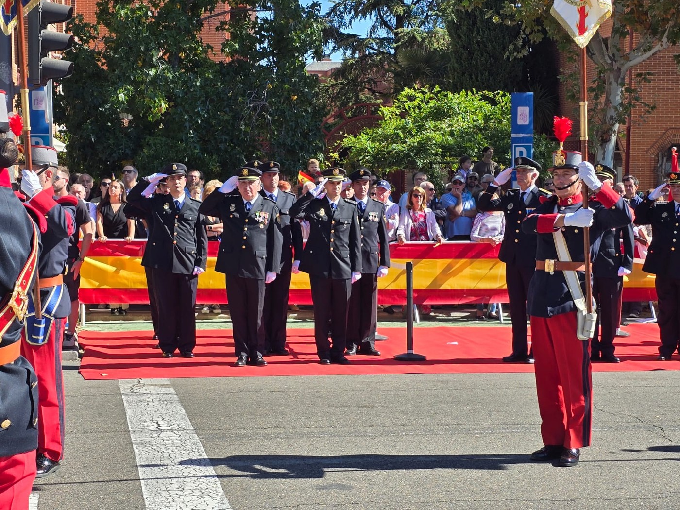 Homenaje a la Bandera de España en Pozuelo