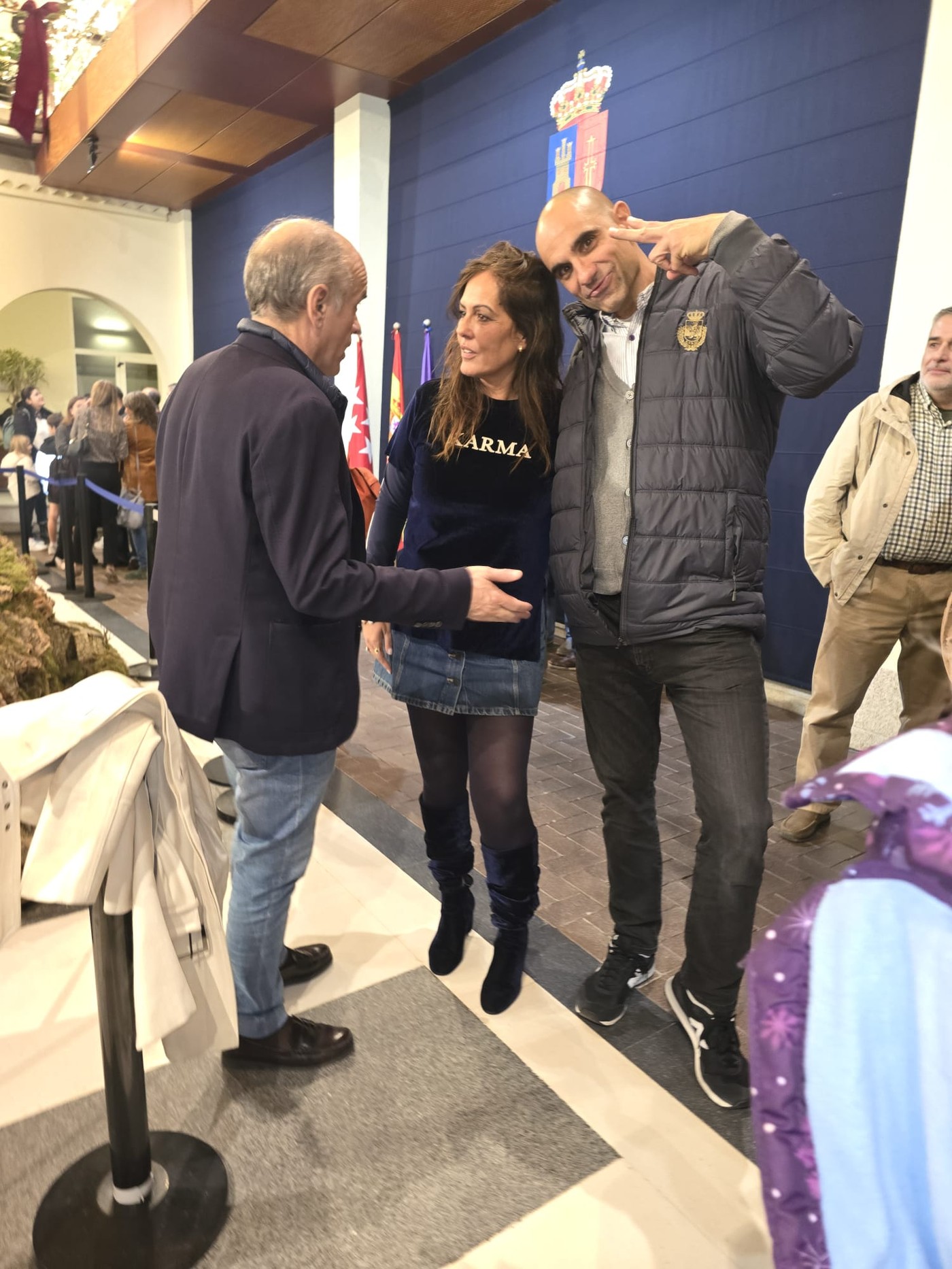 Inauguración del belén de Pozuelo