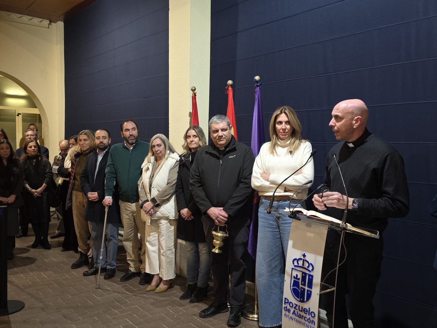 Inauguración del belén de Pozuelo