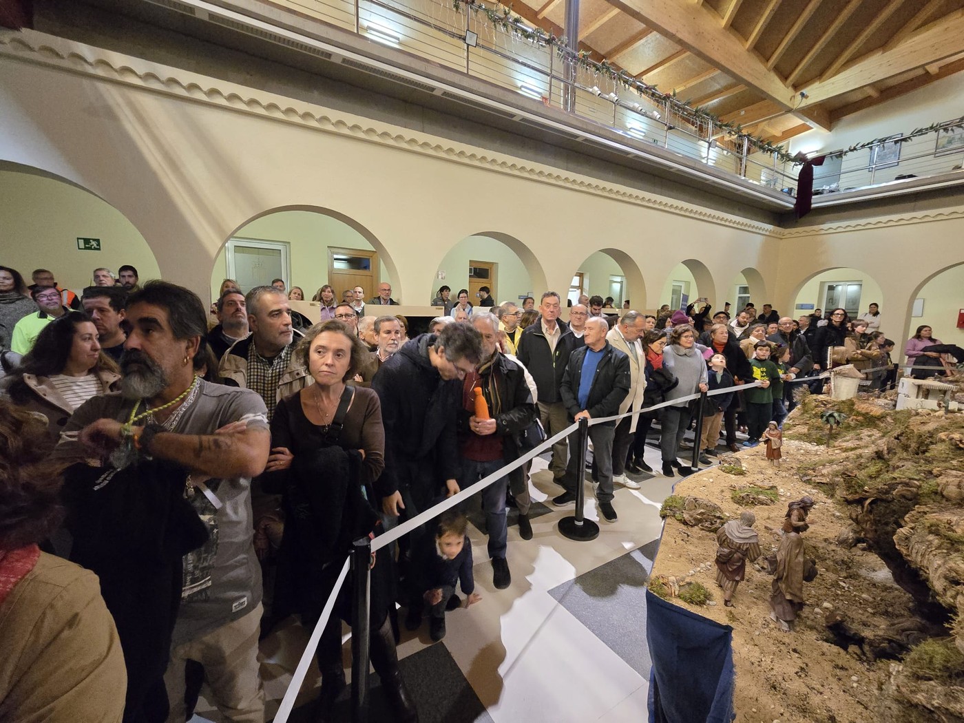 Inauguración del belén de Pozuelo