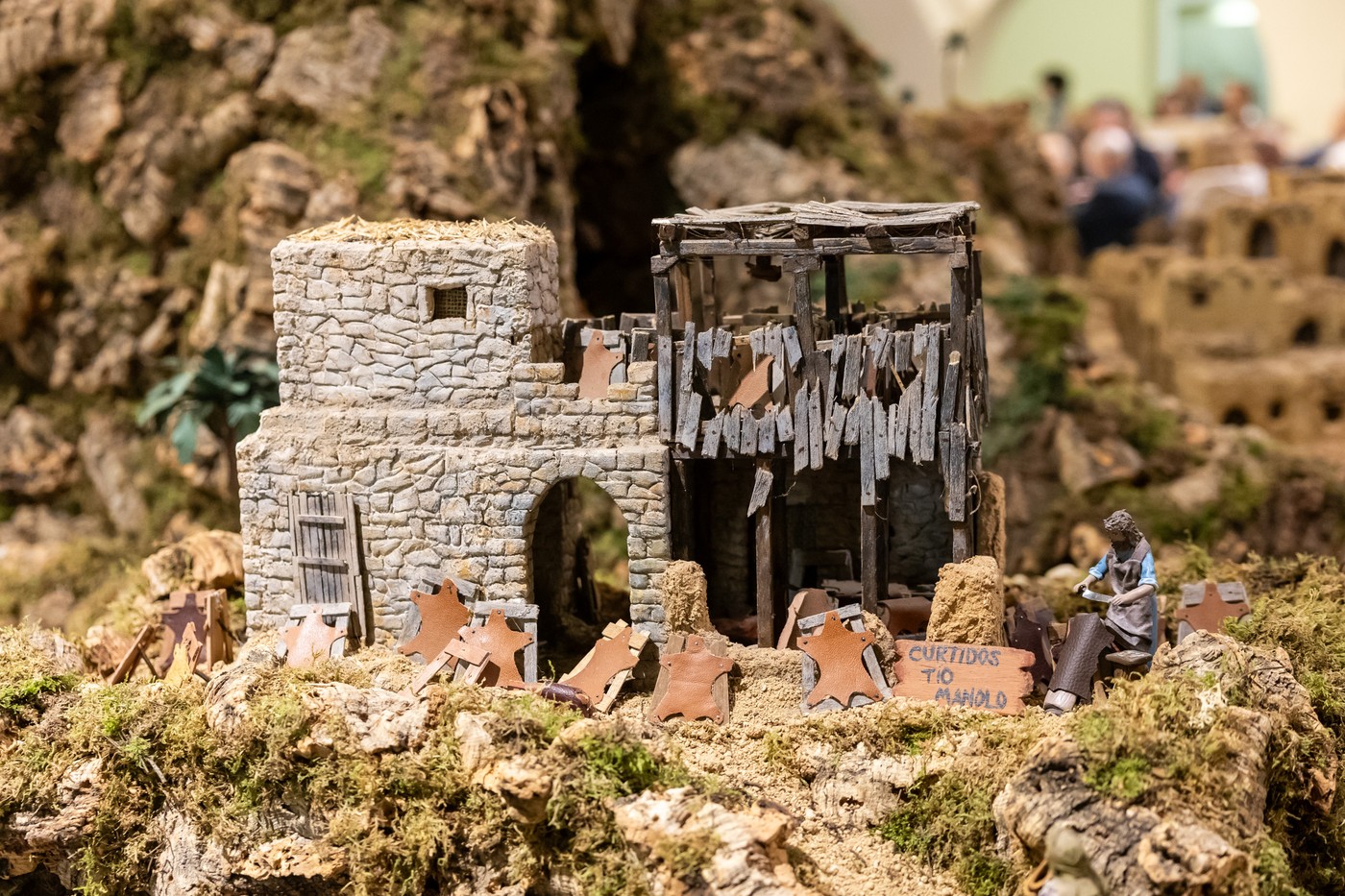 Inauguración del belén de Pozuelo