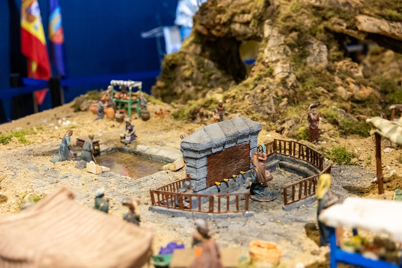 Inauguración del belén de Pozuelo