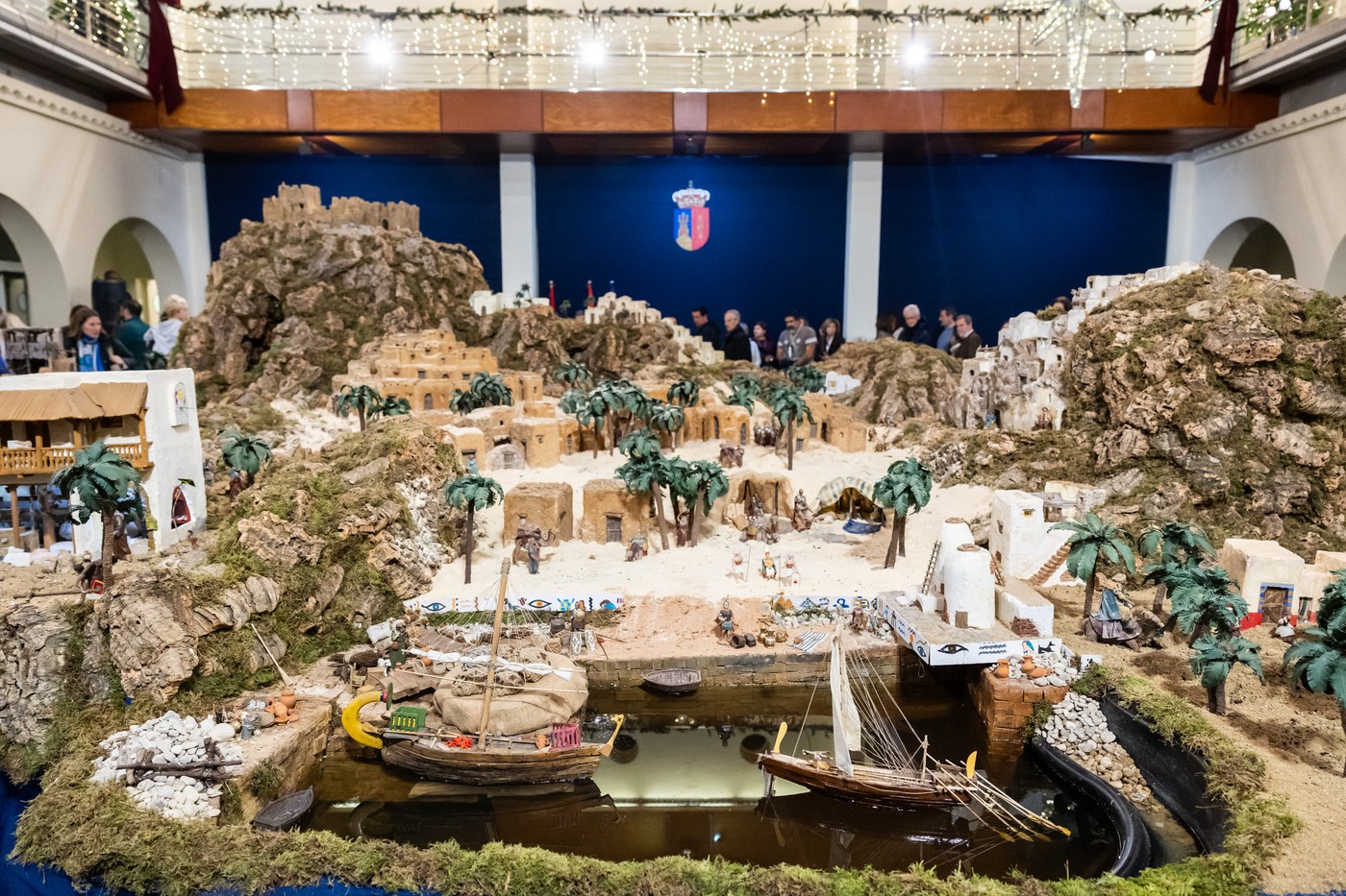 Inauguración del belén de Pozuelo