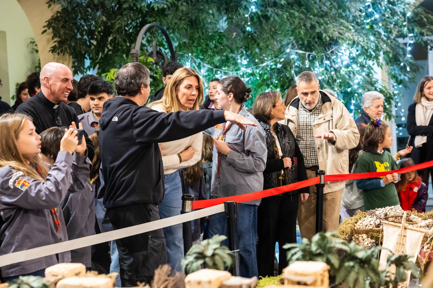 Inauguración del belén de Pozuelo