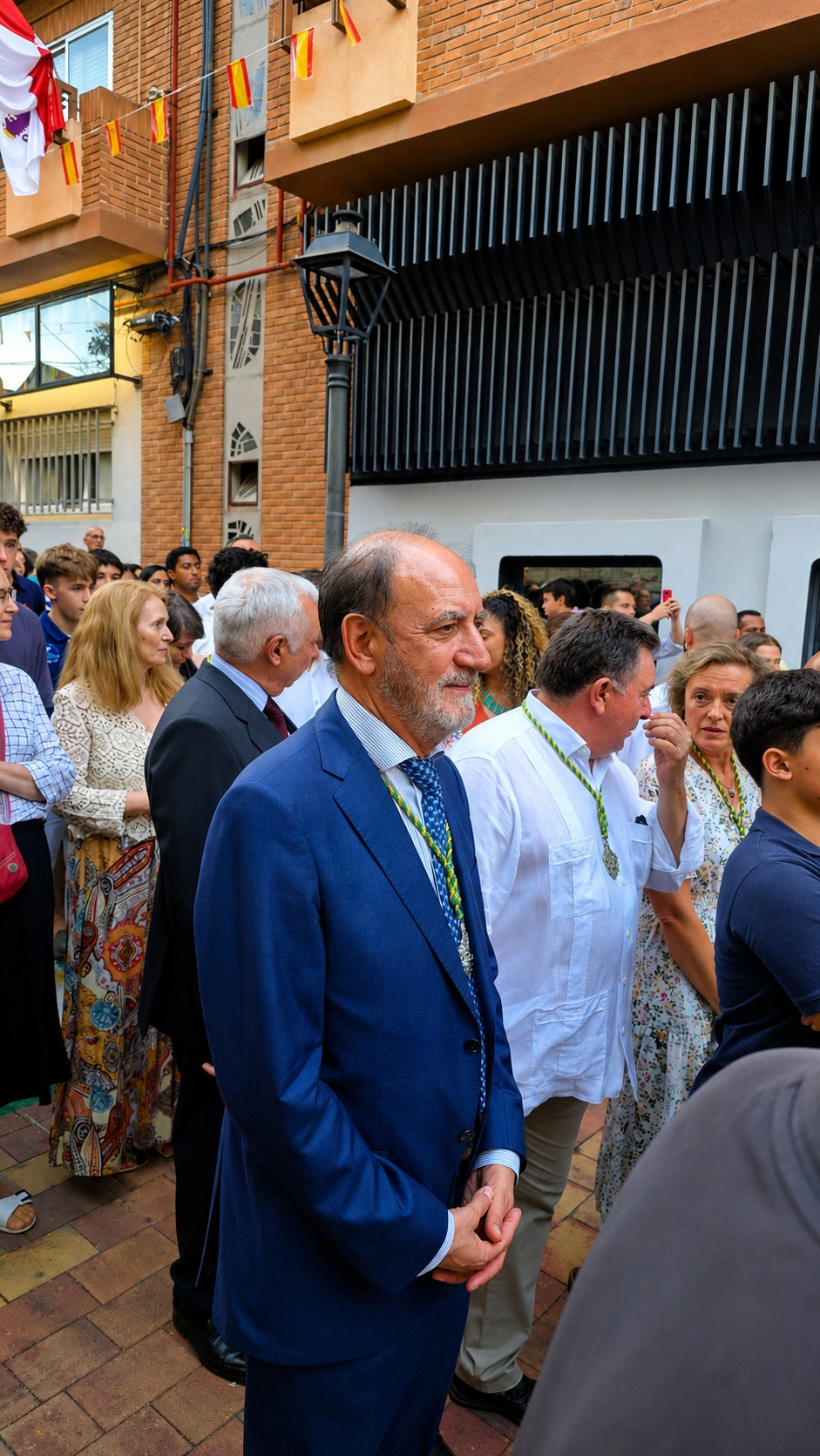 Procesión en honor de Nuestra Señora del Carmen en Pozuelo de Alarcón