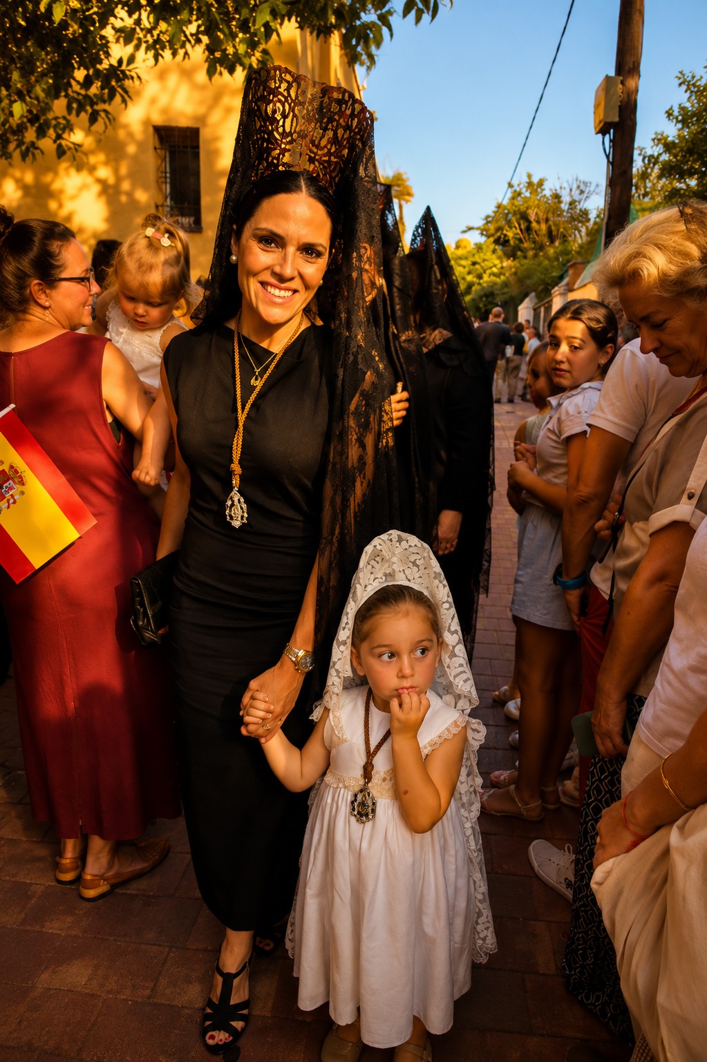 Procesión en honor de Nuestra Señora del Carmen en Pozuelo de Alarcón