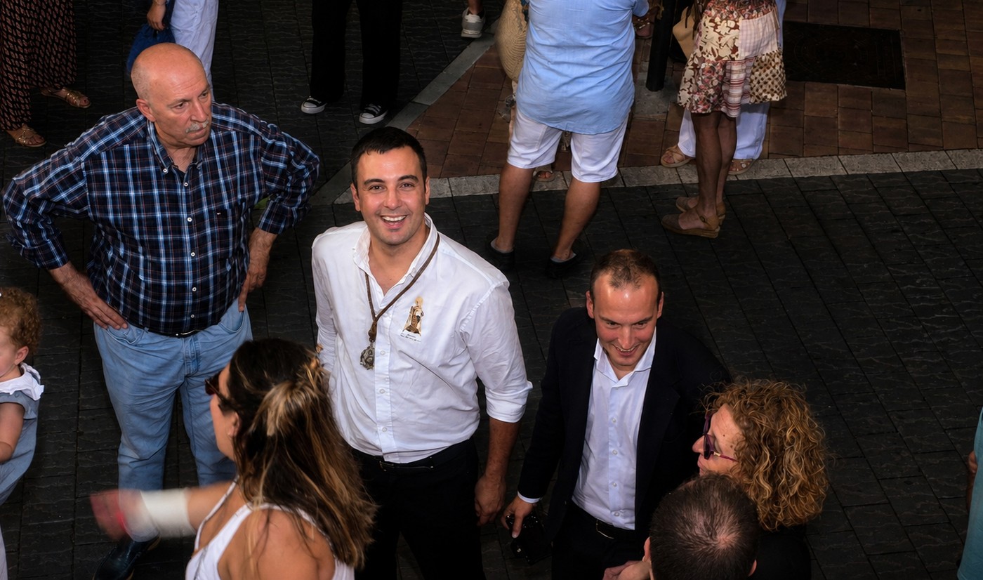 Procesión en honor de Nuestra Señora del Carmen en Pozuelo de Alarcón