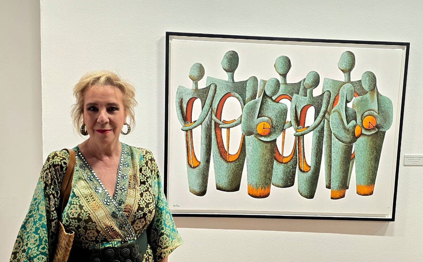 Inauguración de la exposición del Certamen Nacional de Pintura de Pozuelo