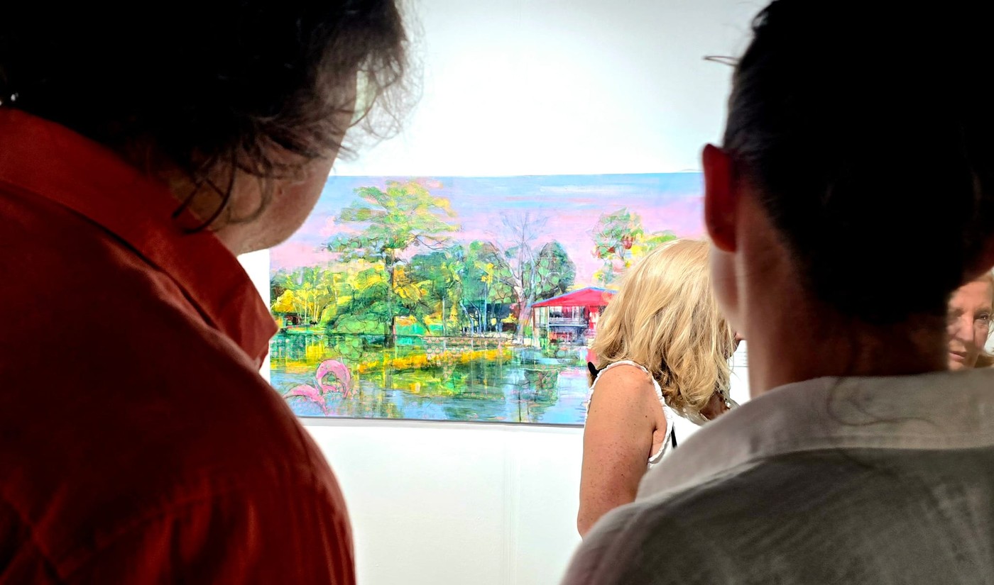 Inauguración de la exposición del Certamen Nacional de Pintura de Pozuelo