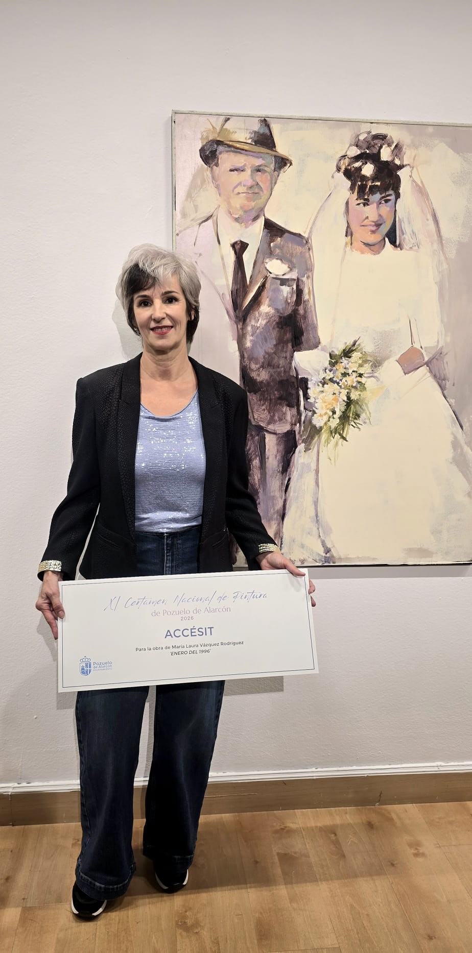 Inauguración de la exposición del Certamen Nacional de Pintura de Pozuelo