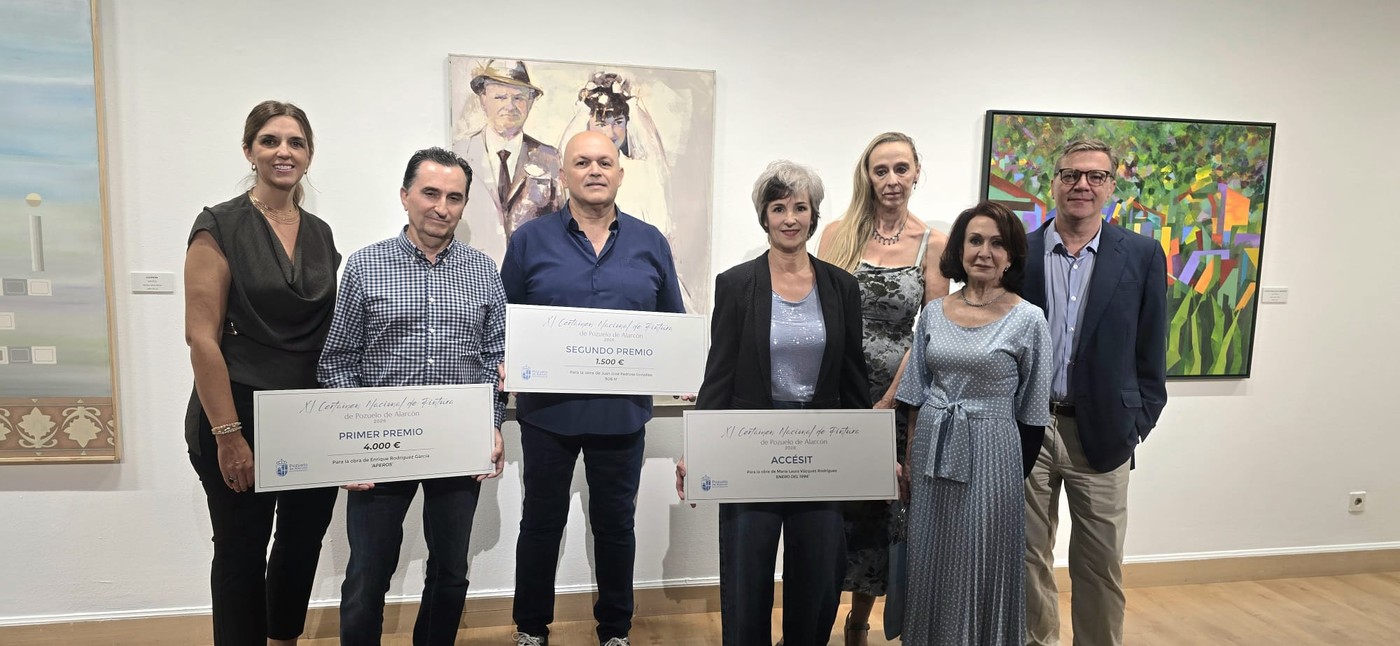 Inauguración de la exposición del Certamen Nacional de Pintura de Pozuelo