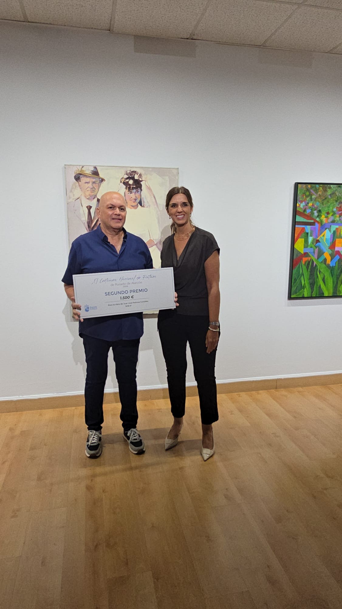 Inauguración de la exposición del Certamen Nacional de Pintura de Pozuelo